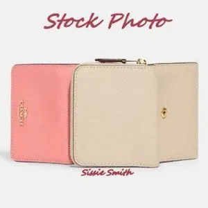 Coach | Bags | Nwt Coach Candy Pink Small Trifold Wallet In